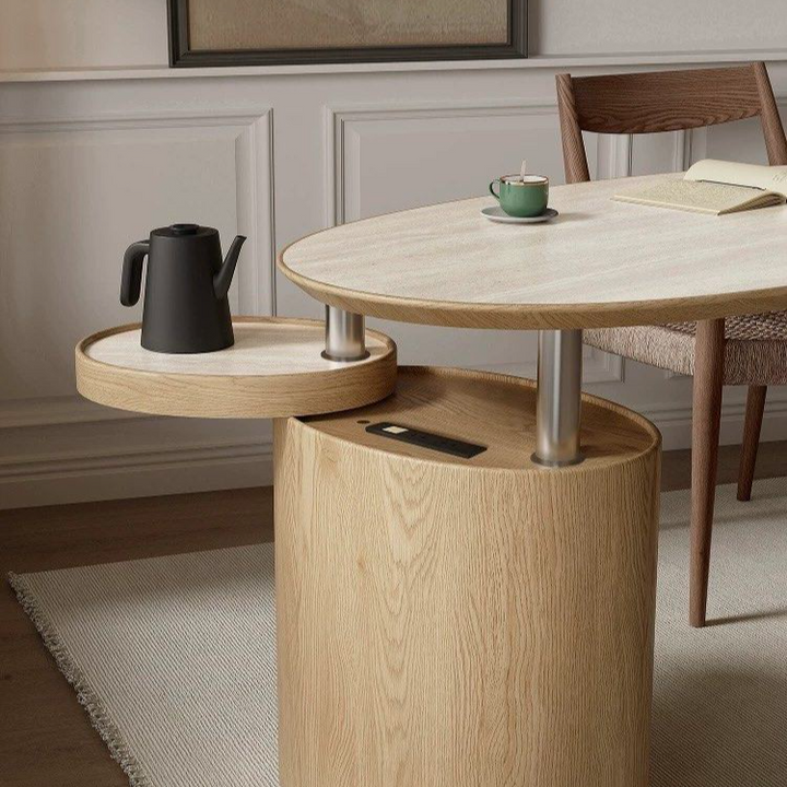 STEION Japandi Sintered Stone Study Table