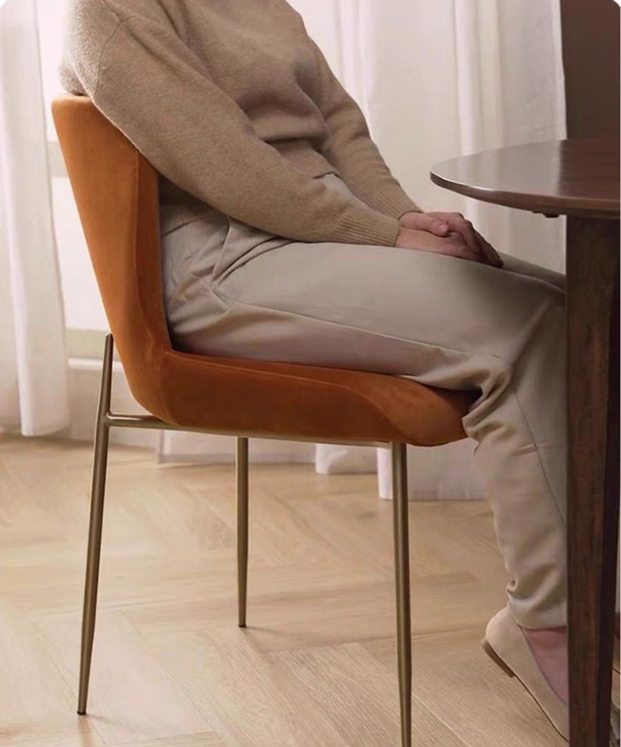 BRIEL Modern Fabric Dining Chair