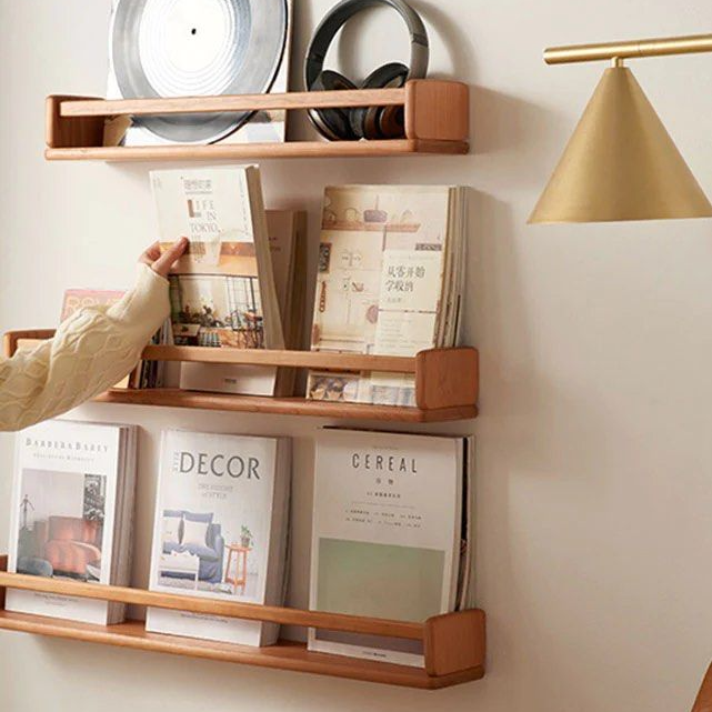 CLEITON Solid Wood Wall Shelves