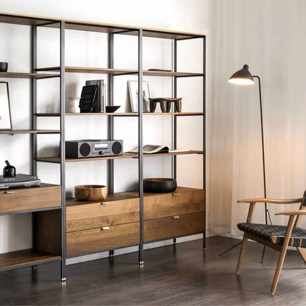 CAIO Industrial Wood Shelf