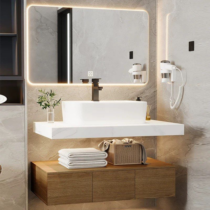 BRISA Modern Sintered Stone Vanity Sink
