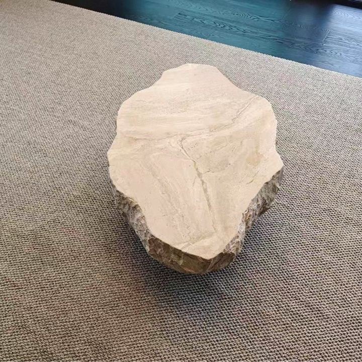 IOSEN Modern Travertine Coffee Table