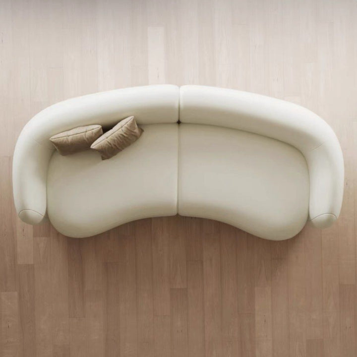CHANTE Modern Scratch Resistant Sectional Curve Sofa
