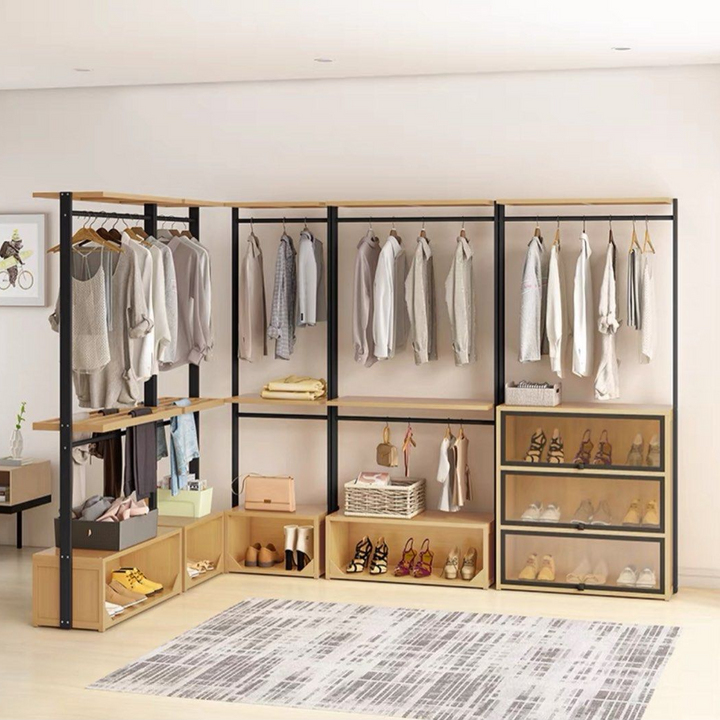 CRISPUS Scandinavian Open Concept Wardrobe