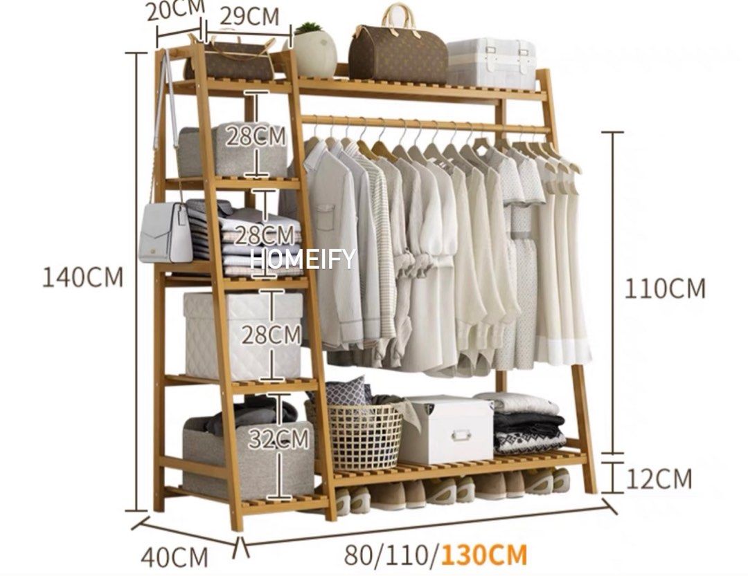 CORVINUS Modern Open Wardrobe