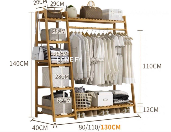 CORVINUS Modern Open Wardrobe