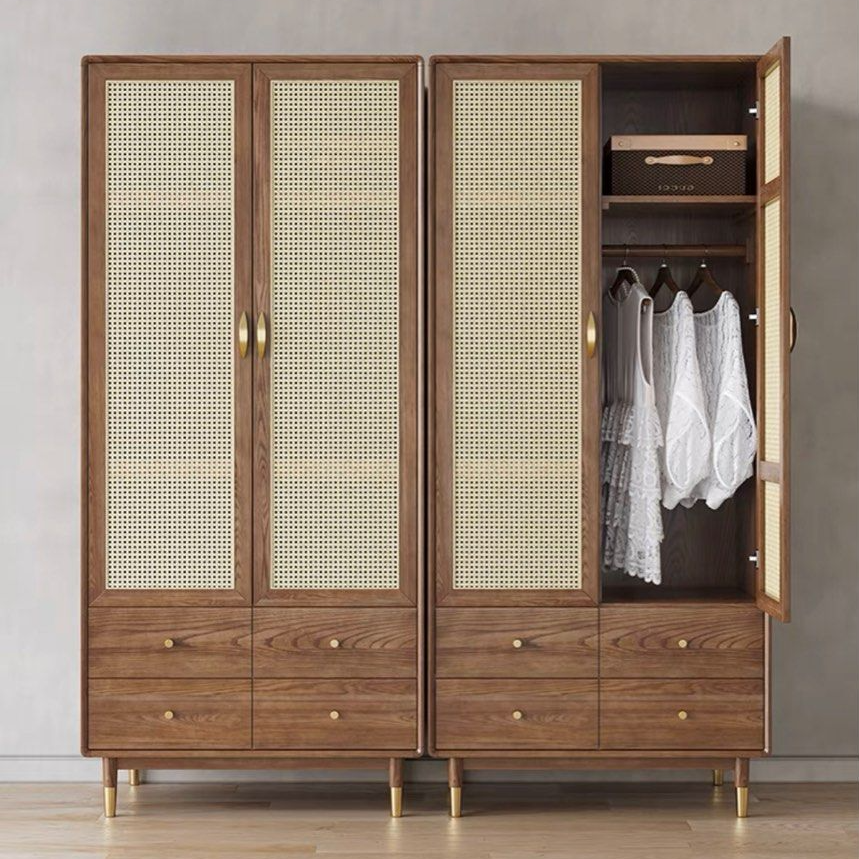 CARUS Vintage Rattan Wardrobe
