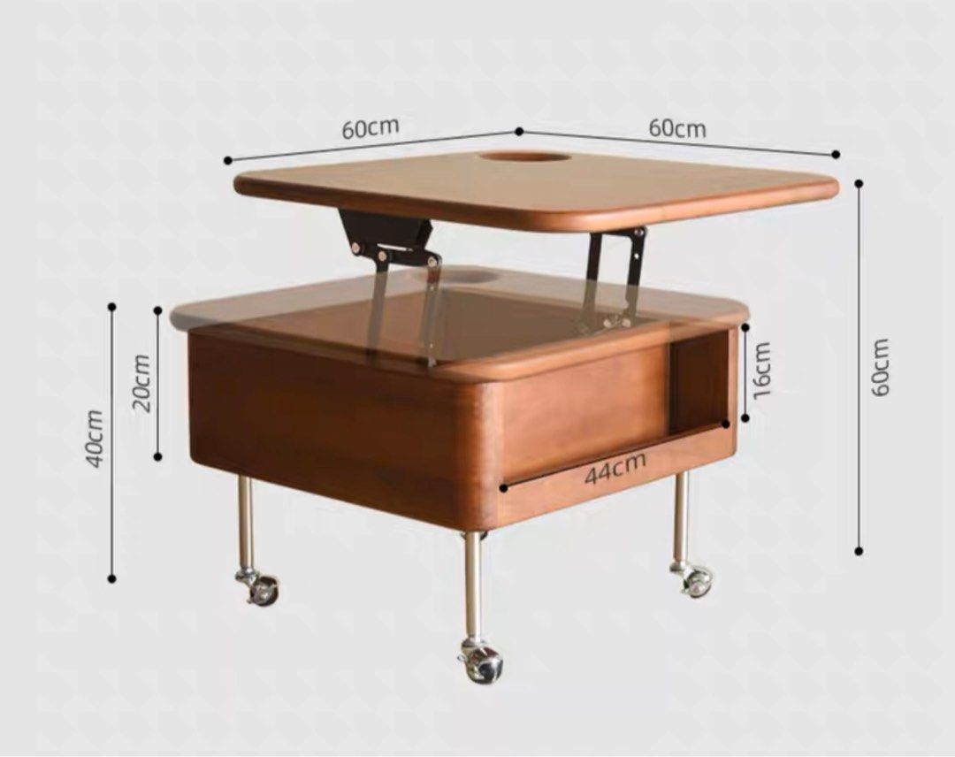 SHELESH Modern Extendable Coffee Table