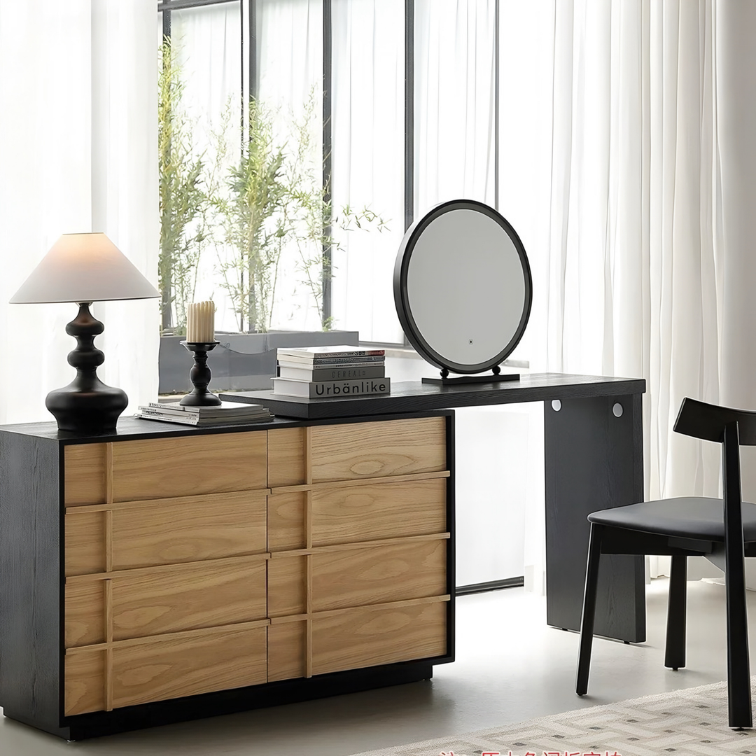 BRINZE Modern Solid Wood Vanity Set