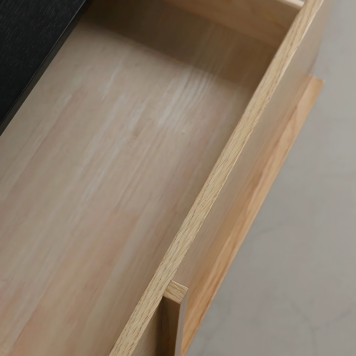 BRINZE Modern Solid Wood Vanity Set