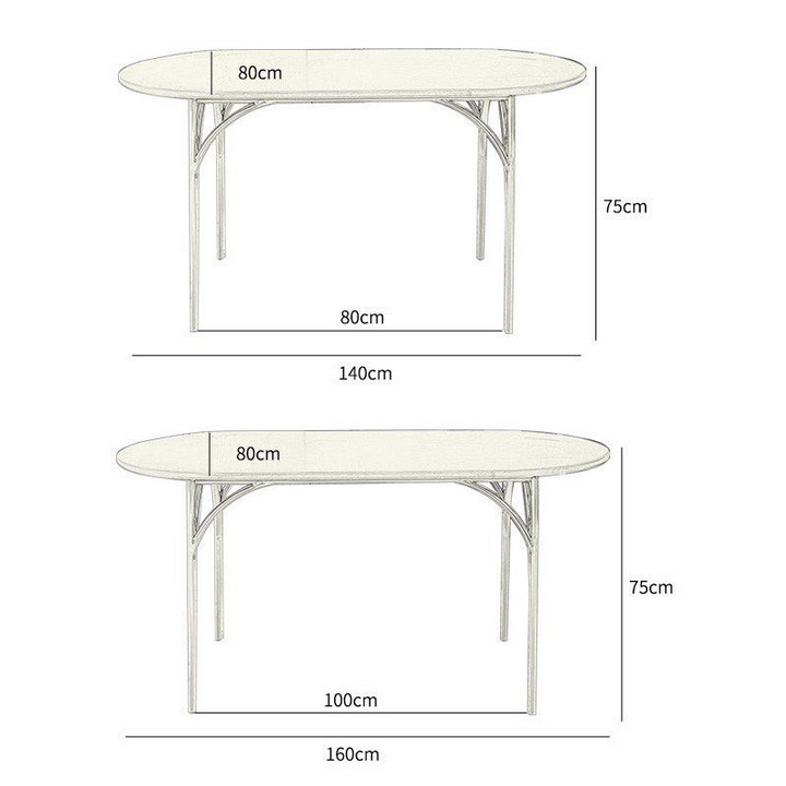CLARK Oval Pine Wood Dining Table