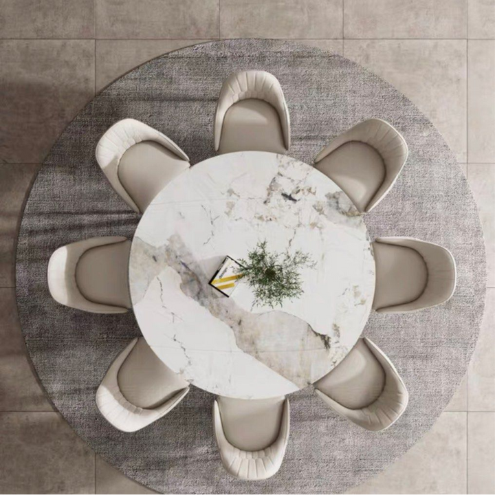 FOSTER Modern Marble Extendable Dining Table