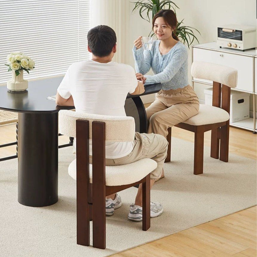 SPACE Modern Boucle Dining Chair