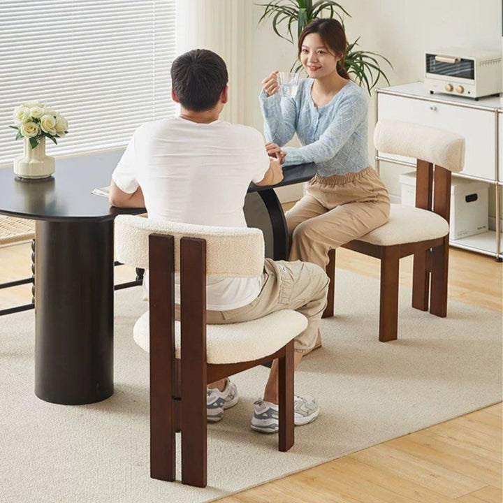 SPACE Modern Boucle Dining Chair