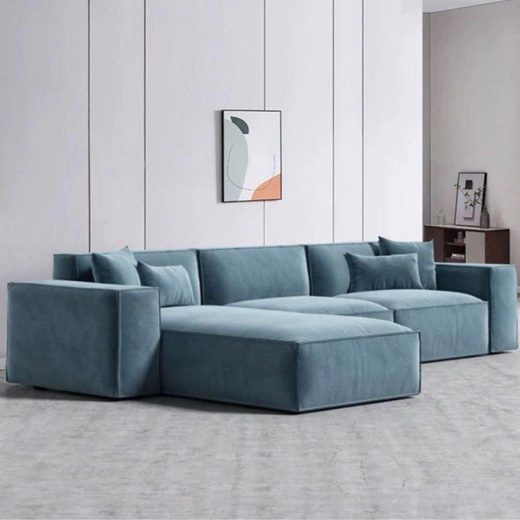 CASEN Sectional Velvet Sofa