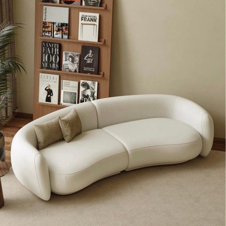 CHANTE Modern Scratch Resistant Sectional Curve Sofa
