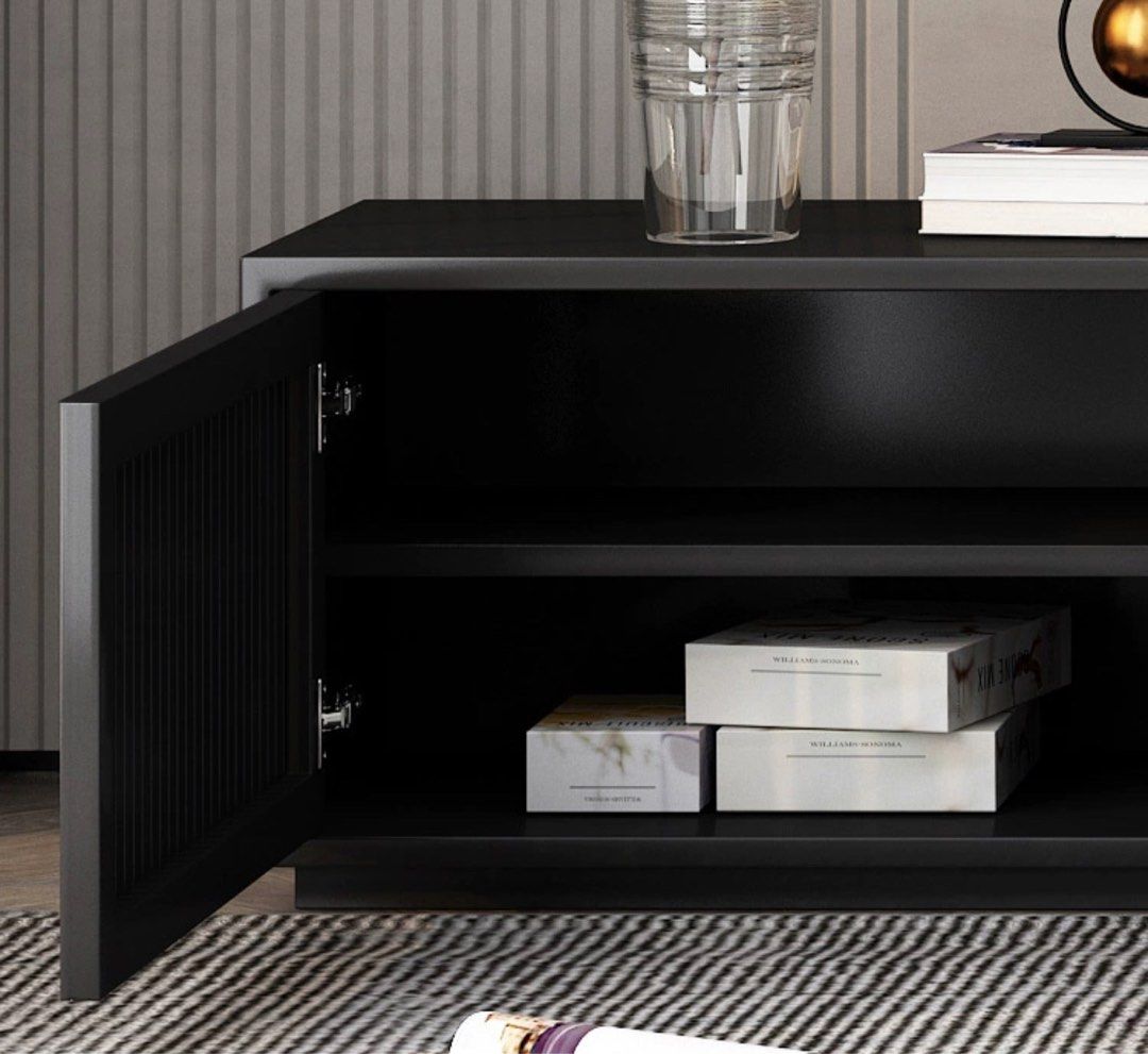 CESTER Japandi Solid Wood TV Console