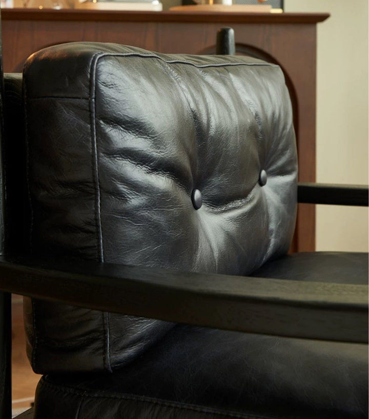 CALLIE Vintage Solid Wood Leisure Chair