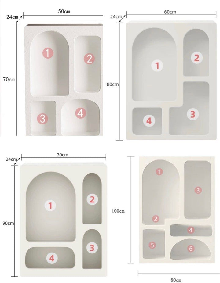 DEMPSAN Modern Display Shelf