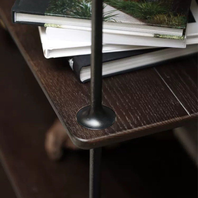 CASION Vintage Solid Wood Display Shelf