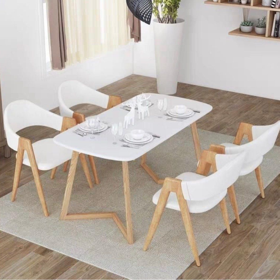CONNER Rustic Solid Wood Dining Table & Chairs