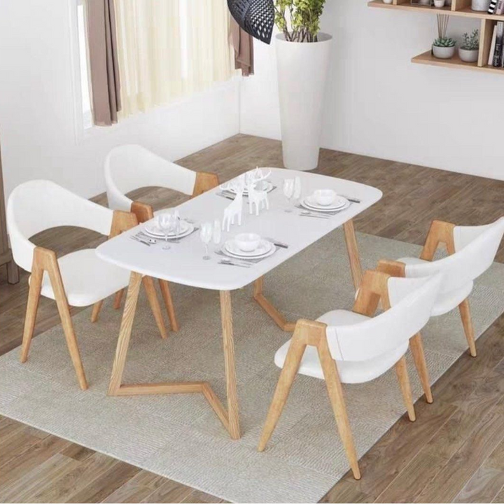 CONNER Rustic Solid Wood Dining Table & Chairs
