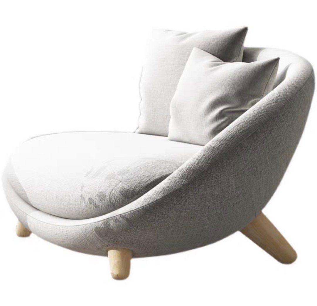 SUTTON Modern Fabric Lounge Chair
