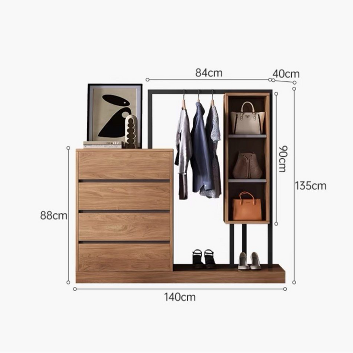 VARRO Modern Open Concept Wardrobe
