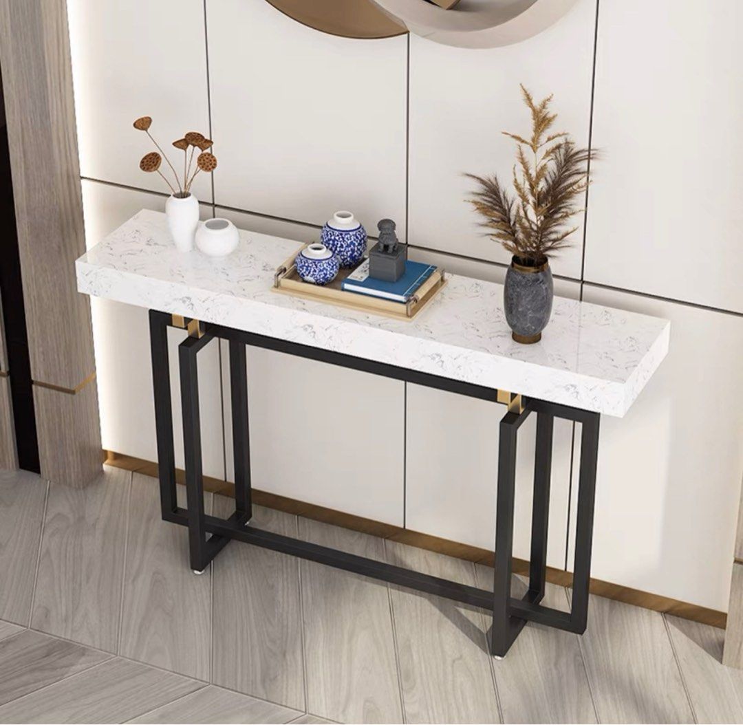 SHILOH Modern Marble Console Table