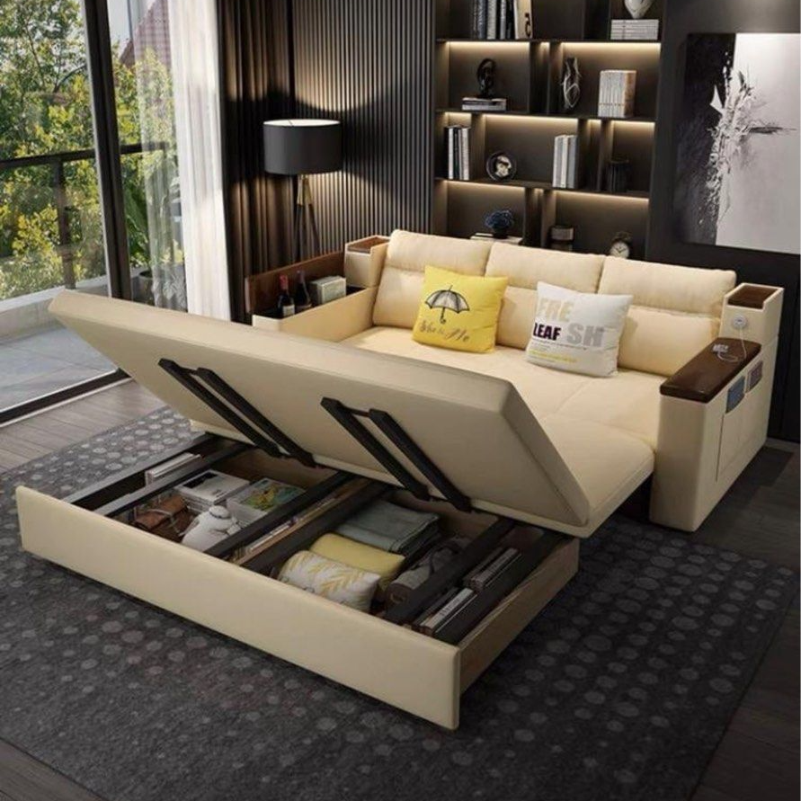 DAFIRA Modern Storage Sofa Bed