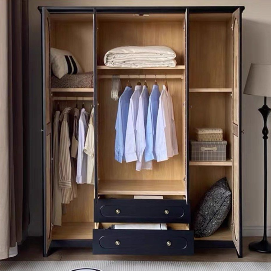 CALPURNIA Vintage Solid Wood Wardrobe