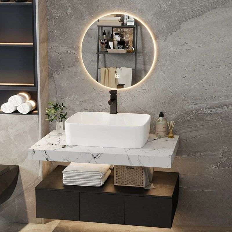 BRISA Modern Sintered Stone Vanity Sink