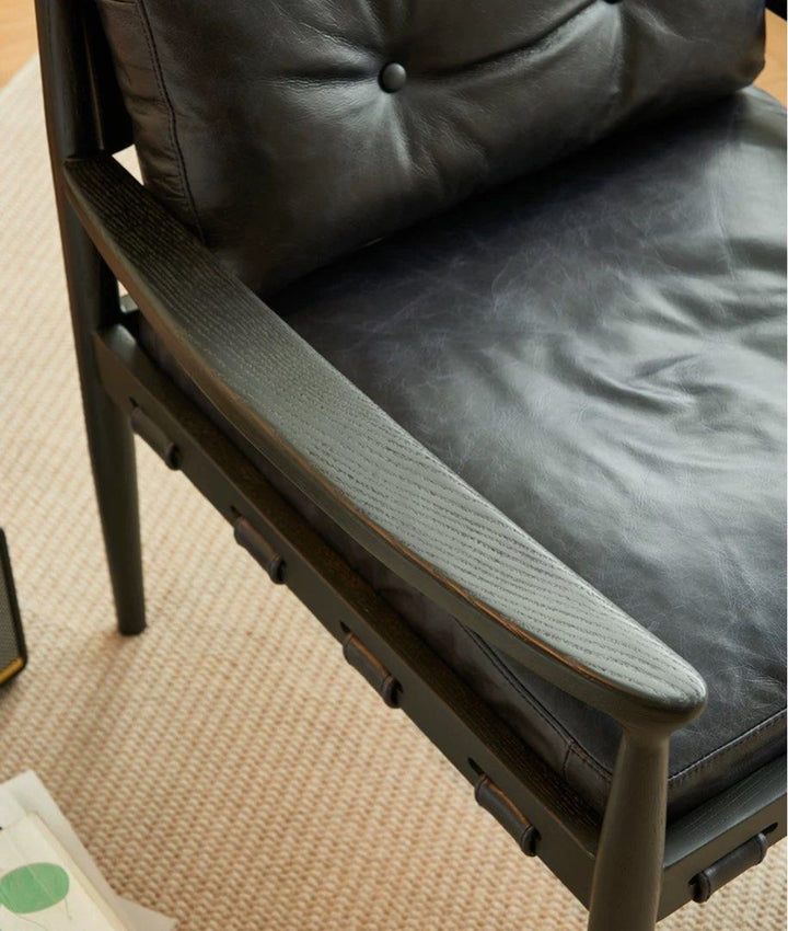 CALLIE Vintage Solid Wood Leisure Chair