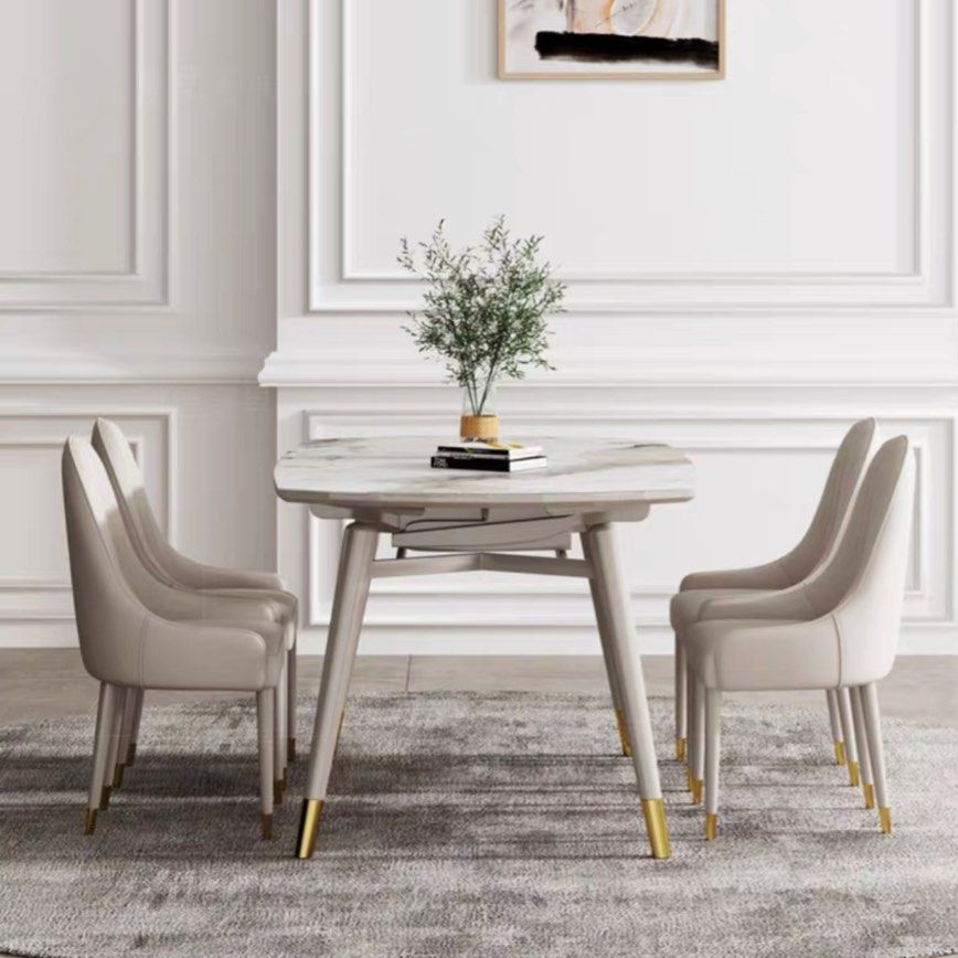 FOSTER Modern Marble Extendable Dining Table
