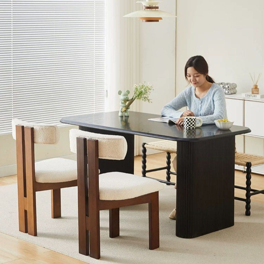 SPACE Modern Boucle Dining Chair