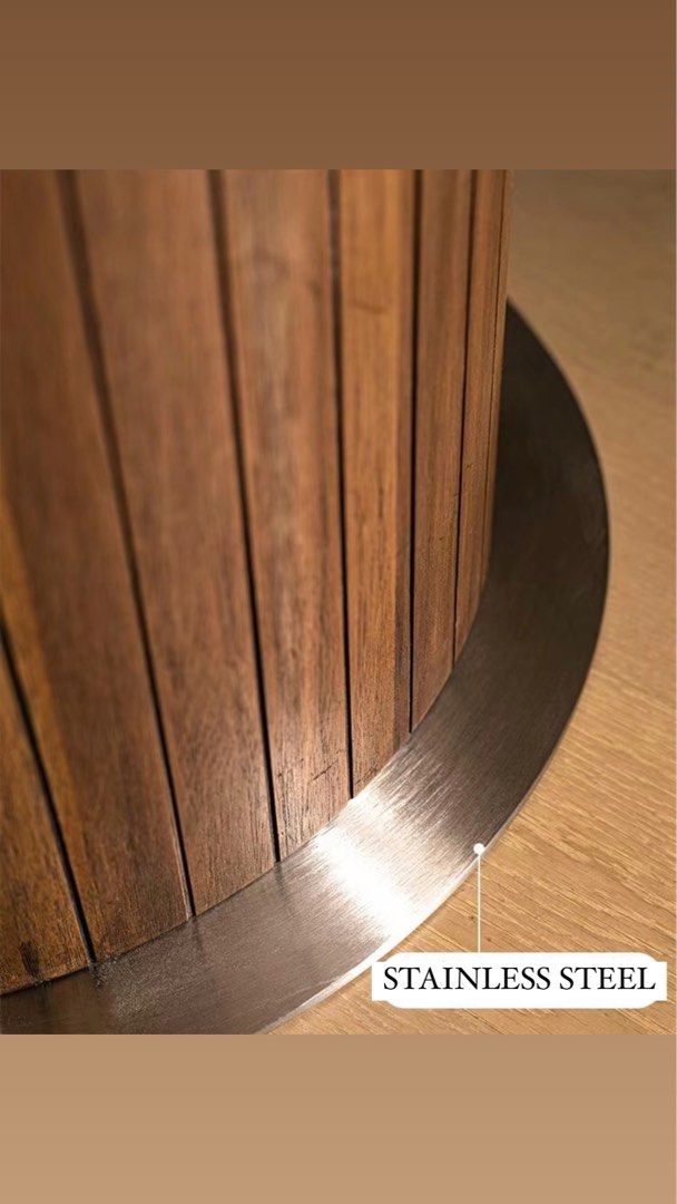 BRIEN Round Wood Dining Table