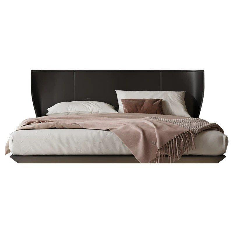 CAEDTY Modern Leather Floating Bedframe