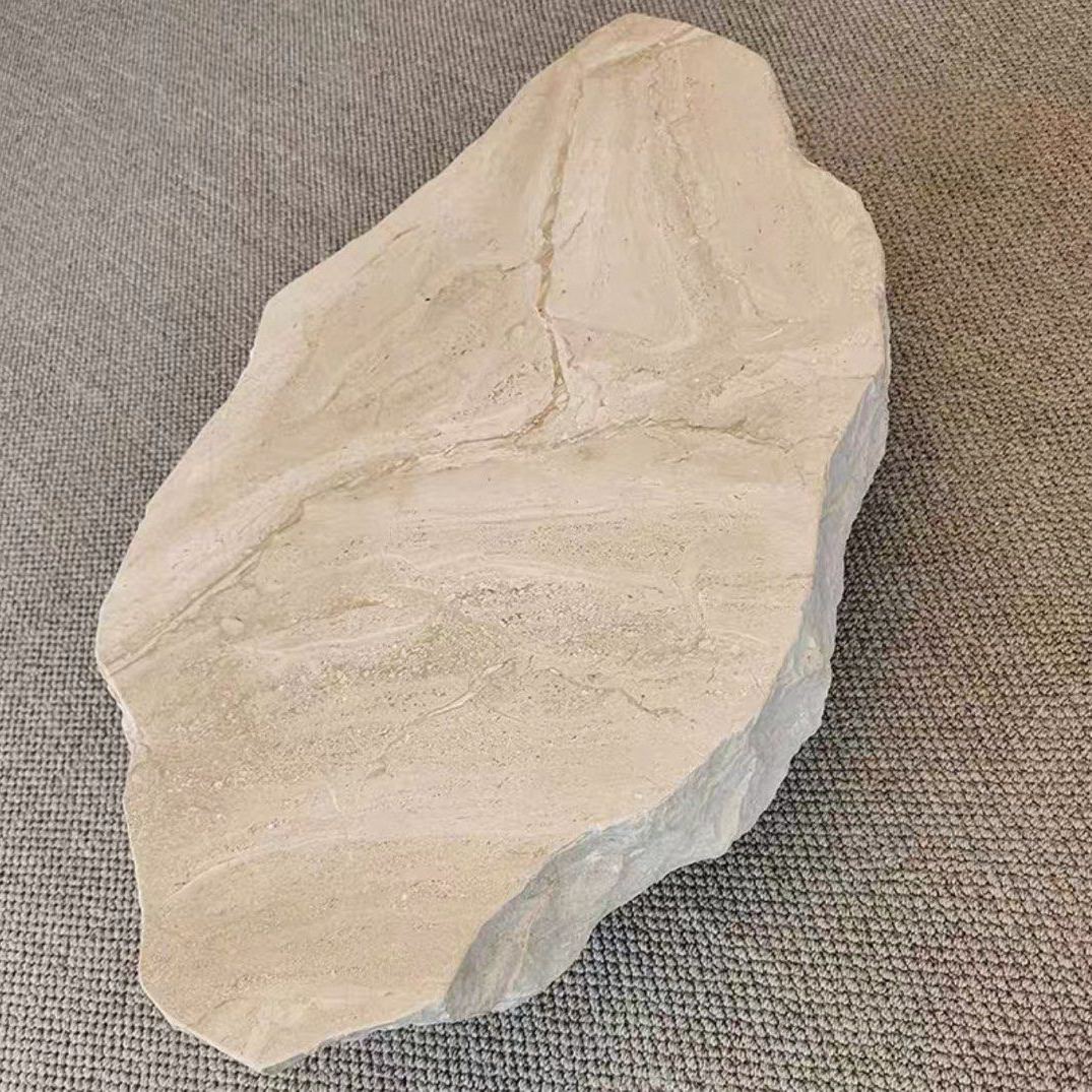 IOSEN Modern Travertine Coffee Table