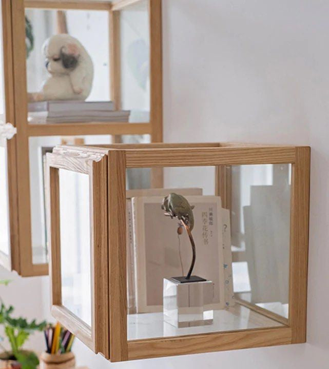 DANBY Solid Wood and Glass Display Cabinet