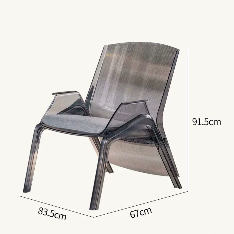 CATH Modern Acrylic Lounge Chair