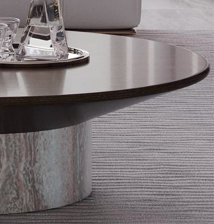 QIYANE Modern Marble Coffee Table