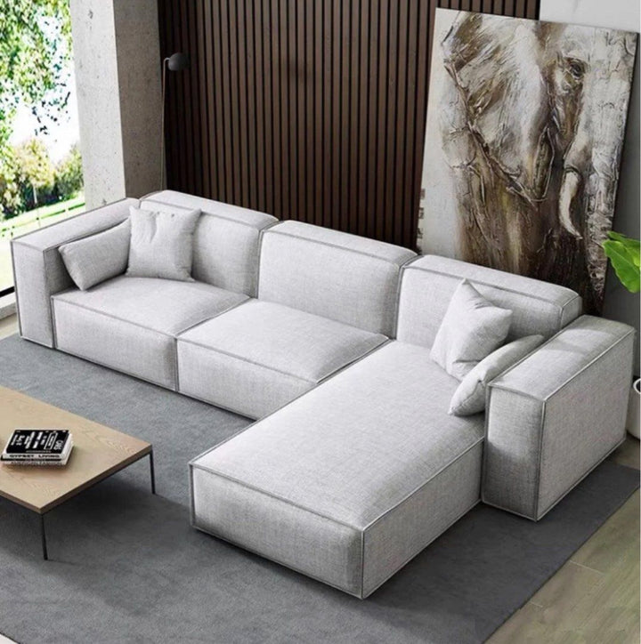 CASEN Sectional Velvet Sofa