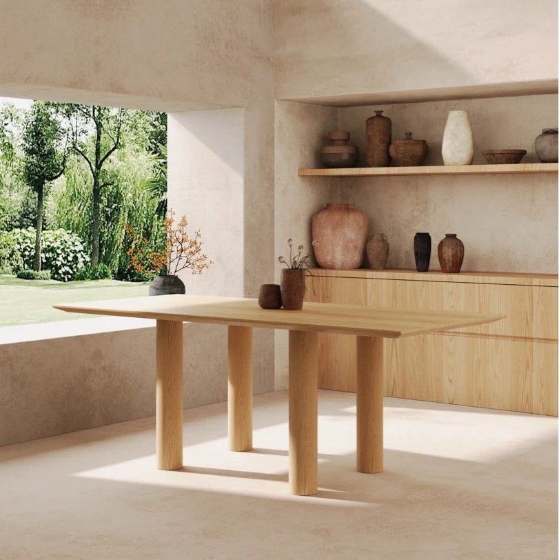 CADIAN Modern Solid Wood Dining Table