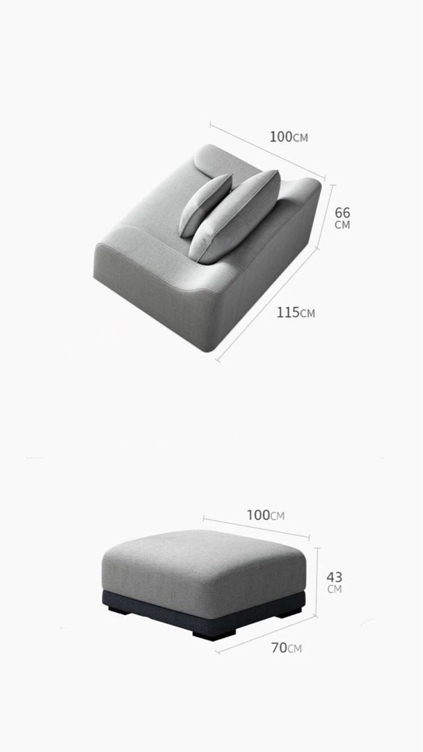 SOLANTRA Modern Fabric Sofa