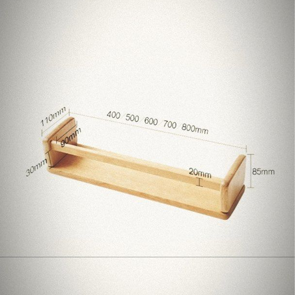 CLEITON Solid Wood Wall Shelves