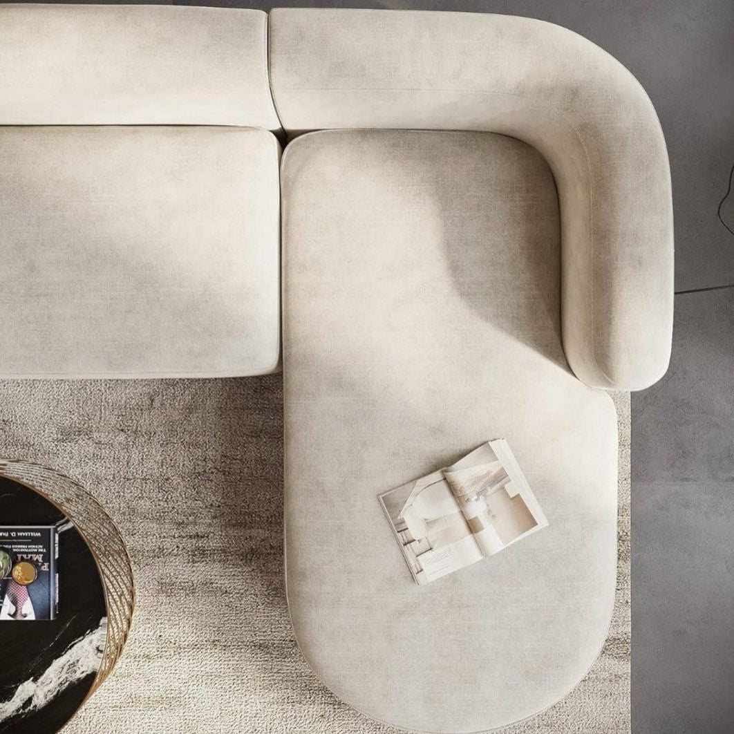 DAMPTON Modern Curve Sofa