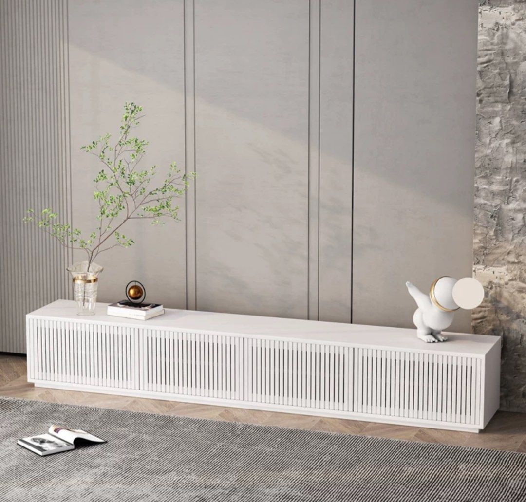 CESTER Japandi Solid Wood TV Console