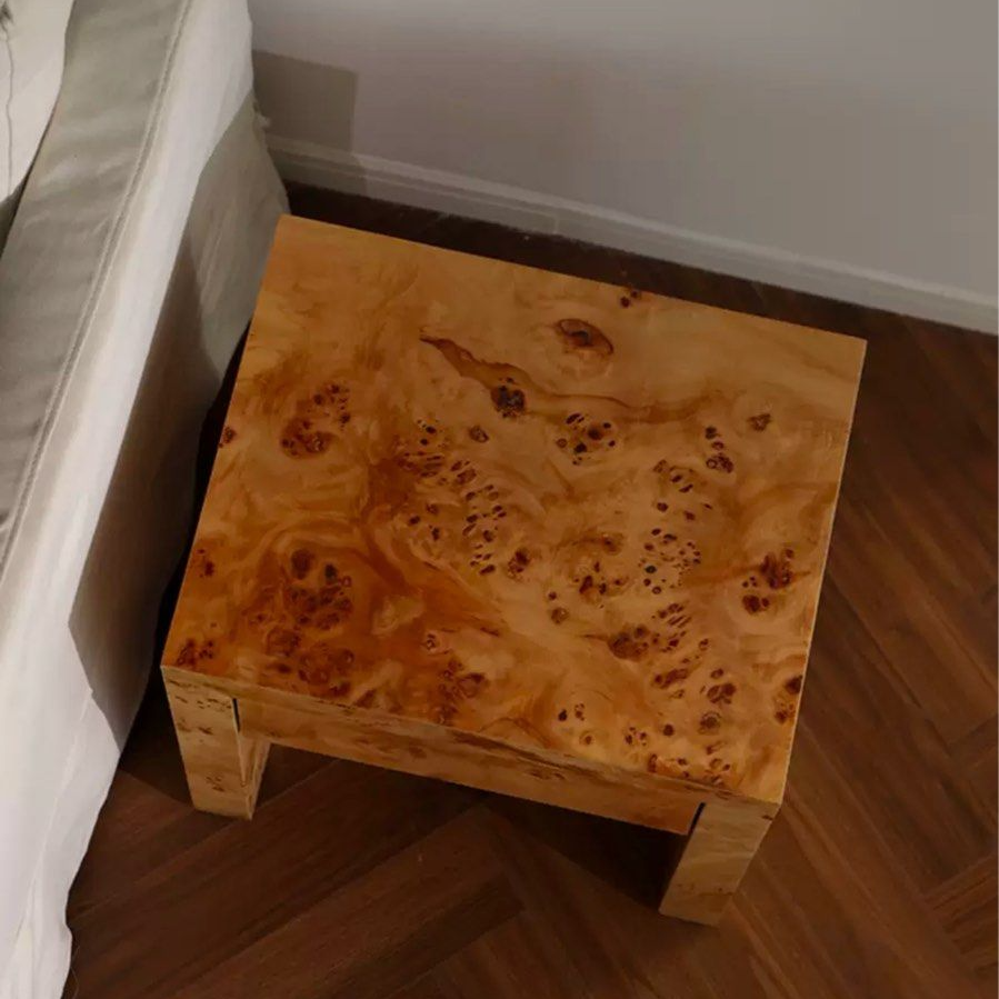 BRAYNE Wabi Sabi Solid Wood Bedside Table