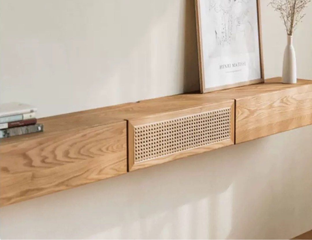 RADO Rustic Oak Floating TV Console