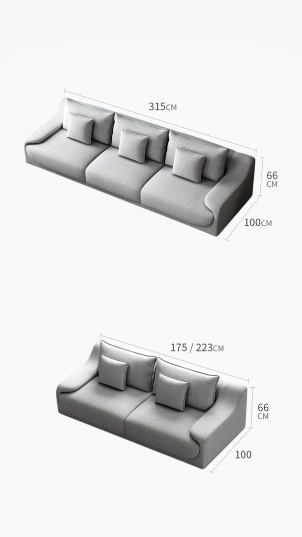 SOLANTRA Modern Fabric Sofa